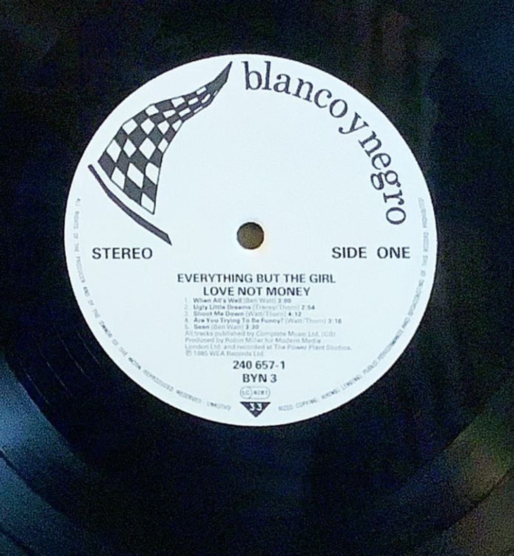 EVERYTHING BUT THE GIRL/LOVE NOT MONEY – Chelsea Record