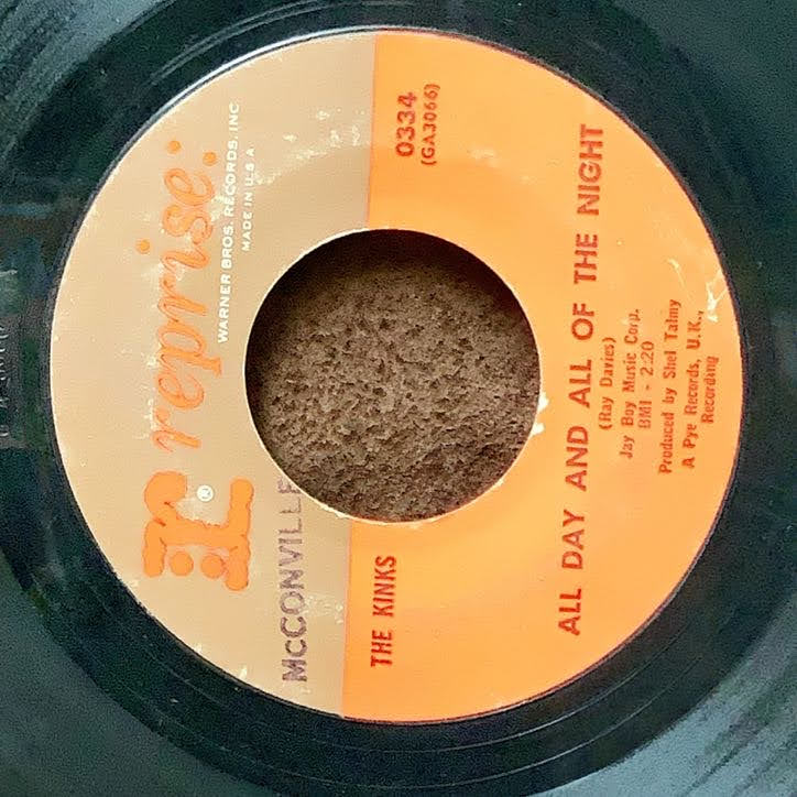 The Kinks オール・オブ・ザ・ナイト 7インチレコード THE KINKS All