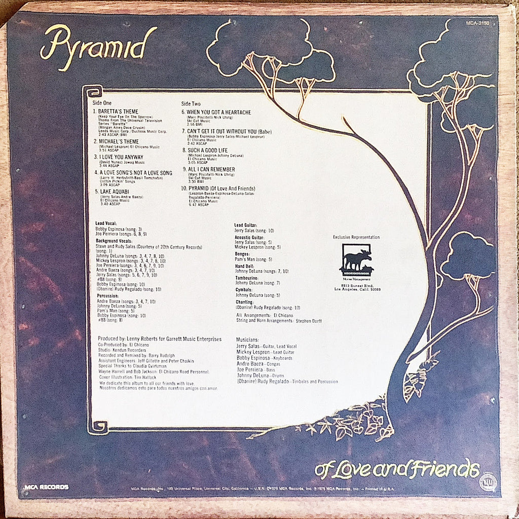 EL CHICANO／エルチカーノ【PYRAMID OF LOVE AND FRIEND