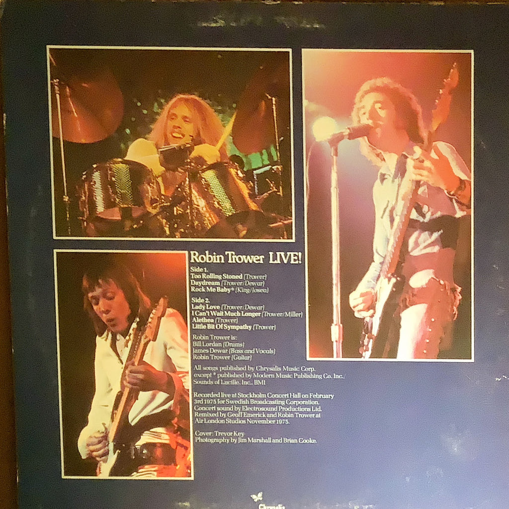 ROBIN TROWER／ロビントロワー【LIVE!】 – Chelsea Record