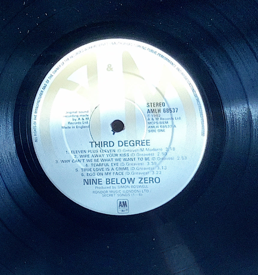 NINE BELOW ZERO/THIRD DEGREE