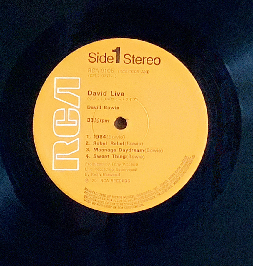 DAVID BOWIE/DAVID LIVE