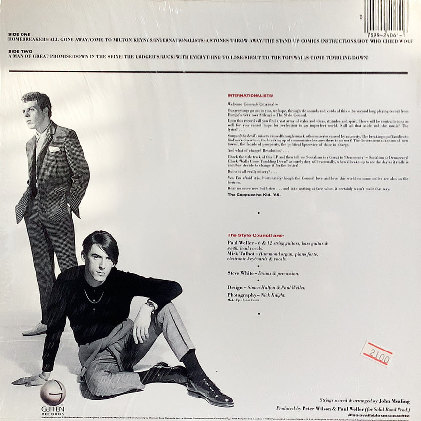 THE STYLE COUNCIL/INTERNATIONALISTS