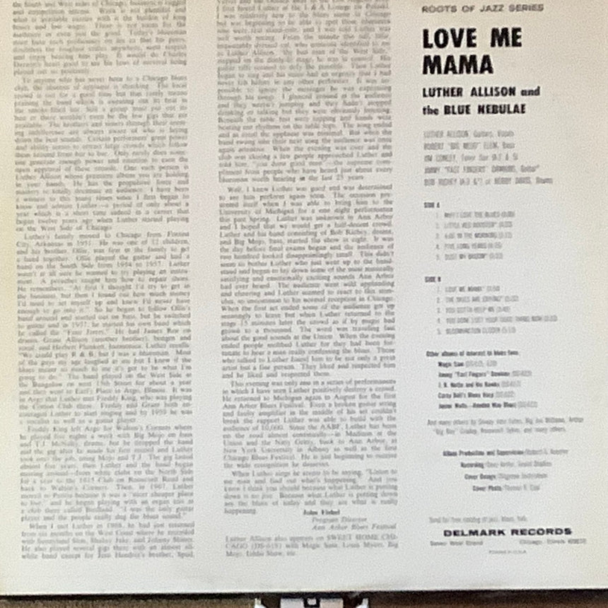 LUTHER ALLISON /LOVE ME MAMA