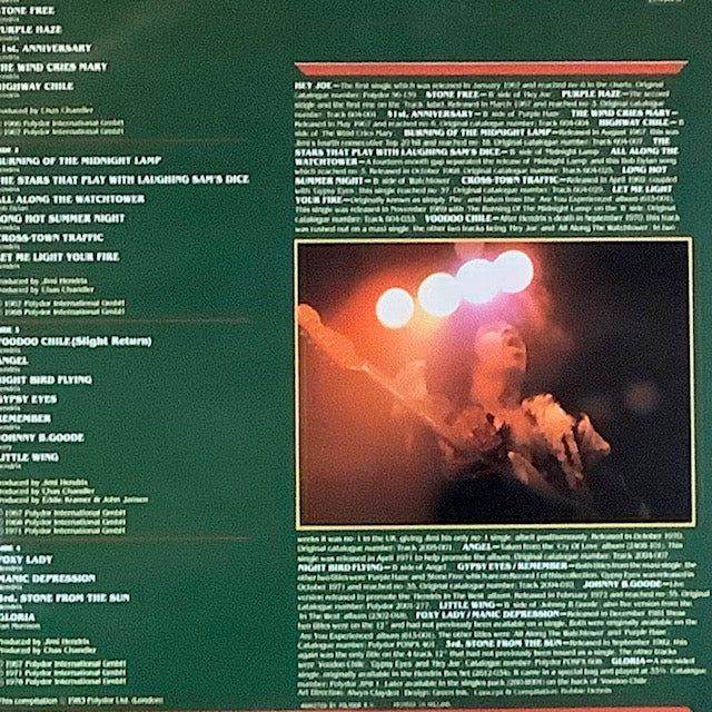 JIMI  HENDRIX/THE SINGLES  ALBUM