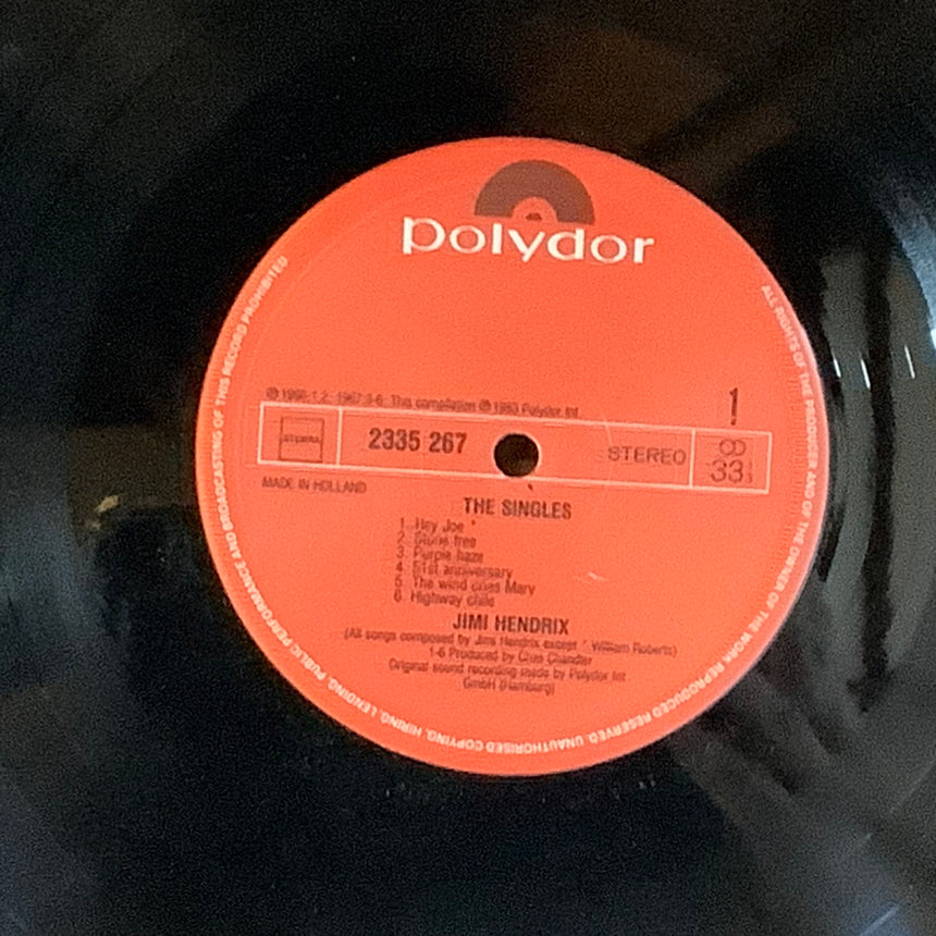 JIMI  HENDRIX/THE SINGLES  ALBUM