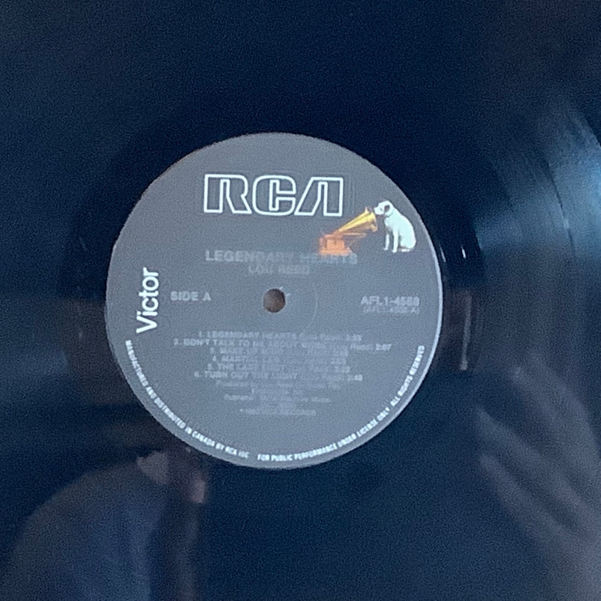 LOU REED/ LEGENDARY  HEARTS