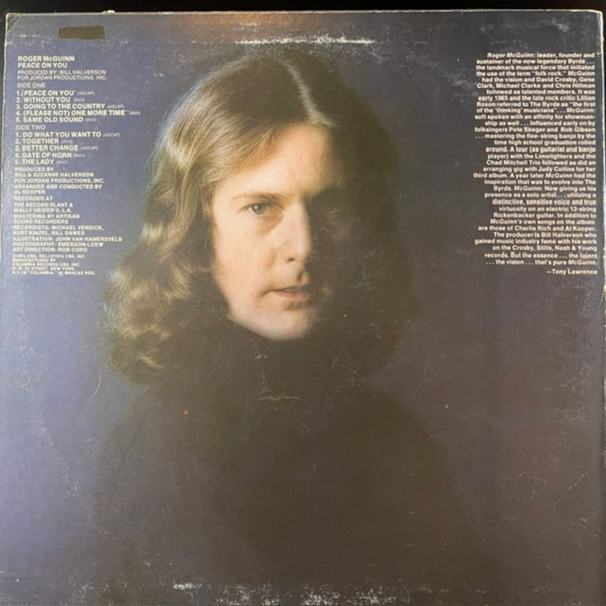 ROGER MCGUINN/PEACE ON　YOU