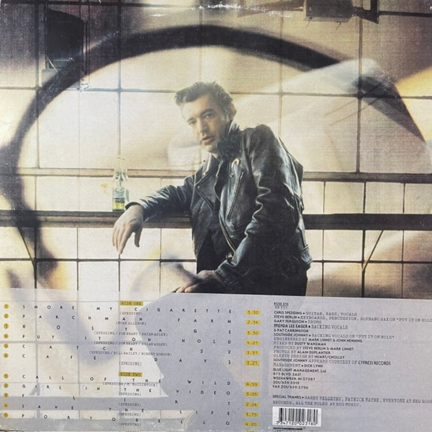 CHRIS SPEDDING /CAFE  DAYS