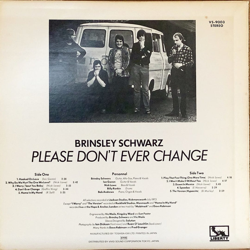 BRINSLEY SCHWARZ/Please don’t ever change