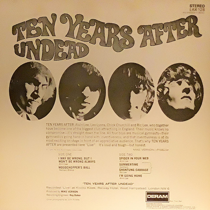 TEN YEARS AFTER／テンイヤーズアフター【UNDEAD】